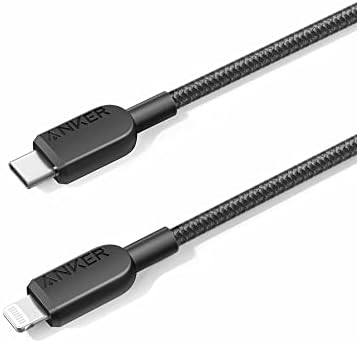 Anker 310 MFi Certified 6 FT USB C to Lightning Cable (2-Pack) – Premium Fast Charging Solution for i Phone 14 and More – Durable, High-Speed Performance for Seamless Connectivity and Extended Reach – Perfect for Home, Office, and On-the-Go Use