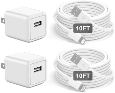 Swift Charge 20 W USB-C Charger for i Phone 15 & i Pad – 6 FT Cable Included – Rapid Power Solution for i Phone 16 Pro Max, i Pad Pro, Mini & Air – Lightweight, Durable, and Versatile Charging Block for All Your Devices – Say Goodbye to Long Wait Times with Enhanced Compatibility and Safety Features