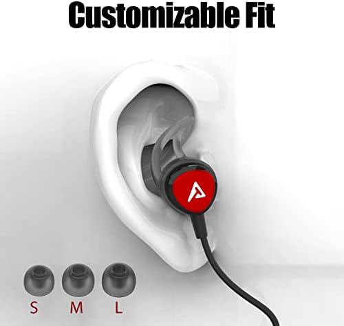 High-Performance Lightning Earbuds with Magnetic Design – MFi Certified Sports Headphones for i Phone 14/13/12/11/Pro Max/Xr/Xs Max/X – Noise-Isolating In-Ear Earphones with Built-in Microphone for Ultimate Workout Experience – Secure Fit and Premium Sound Quality