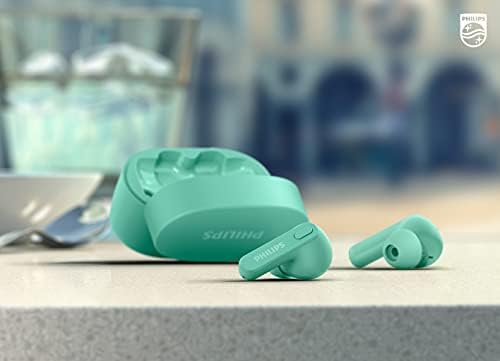 Philips T2206 True Wireless Earbuds – Compact Charging Case, IPX4 Water-Resistant Design, Enhanced Audio Mobility for Active Lifestyles, Rapid Pairing Technology, Secure Fit for Music Lovers and Fitness Enthusiasts