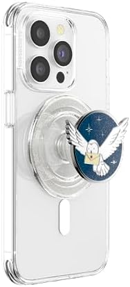 Customizable Enamel Hedwig Mag Safe Pop Socket Grip – Ultimate Magnetic Phone Stand for i Phone – Hands-Free Viewing & Effortless Wireless Charging – Secure Texting, Selfies, and Streaming Companion