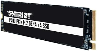 Patriot Memory P400 Lite 500 GB M.2 PCIe Gen 4 SSD – Ultimate High-Speed NVMe Storage for Gaming and Content Creation – Reliable Performance with Enhanced Thermal Management and 3-Year Warranty – Upgrade Your System Now!