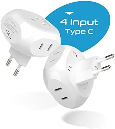 Ultimate Compact Travel Power Adapter for UK & Ireland – Dual USB & USB-C Fast Charger with 3.1 A Output – Type G Plug Converter for Seamless Global Connectivity in Hong Kong, England, Dubai, and Saudi Arabia – Safe, Efficient Design for Smart Travelers