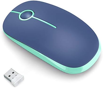 Sleek Vssoplor Wireless Mouse – Ultra-Slim Silent Optical Companion for Laptops & PCs | 2.4 GHz Nano Receiver, Perfect for Quiet Workspaces & Travel | Enhanced Compatibility for Windows, Mac & Linux