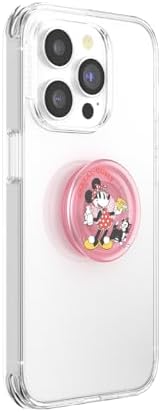 Minnie & Daisy Pop Socket Phone Grip with Versatile Kickstand – Stylish Adhesive Cell Phone Holder for One-Handed Use – Universal Compatibility with i Phone, Samsung & More – Swappable Design for Customization and Wireless Charging Friendly – Anti-Drop Technology for Enhanced Security – Perfect for On-the-Go Users