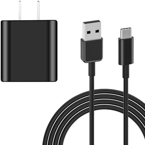 TCL Phone USB Fast Charger with 5 FT Type C Cable – High-Speed 10 W Charging for Models 40 X/XE 5 G, 30/20/10 Pro Plus S SE, 30 XL 2022 & More – Enhanced Compatibility for Optimal Performance and Convenience