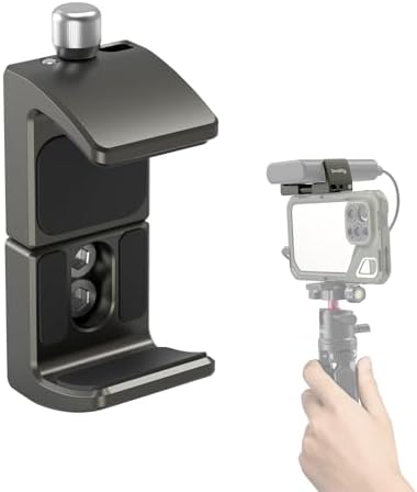Compact Power Bank Holder for Cameras – Versatile Clamp Mount Compatible with 2.1″-3.3″ Width Power Banks, Ensuring Reliable Energy Supply for Filmmakers – Lightweight, Durable Design with Quick-Release Mechanism for Effortless Setup and Portability