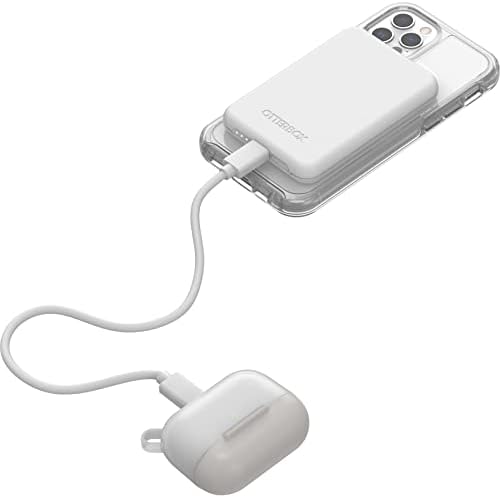 Otter Box Mag Safe Wireless Power Bank – 3000 m Ah Portable Charger in Sleek White for Effortless On-the-Go Charging with Fast, Reliable Power Boosts