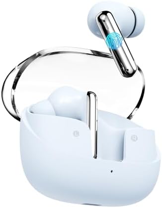 SHANLING MTW60 Wireless Earbuds – Premium Bluetooth 5.3 Technology for Seamless Connectivity, 34 Hours of Continuous Playtime, IPX4 Waterproof Build Perfect for Active Lifestyles, 13 mm High-Fidelity Dynamic Drivers, and Enhanced Noise Cancelling Mic for Superior Call Clarity and Comfort