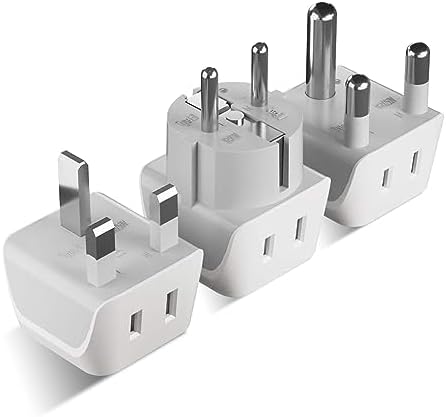 Ultimate Universal Travel Adapter: 35 W Fast Charging Power Converter with PD & QC 3.0, Dual USB-C & Triple USB Ports for Seamless Global Connectivity – Compatible with Type A, C, G, I Outlets for Effortless Charging Across EU, US, UK & Beyond – Perfect Travel Companion for Modern Explorers