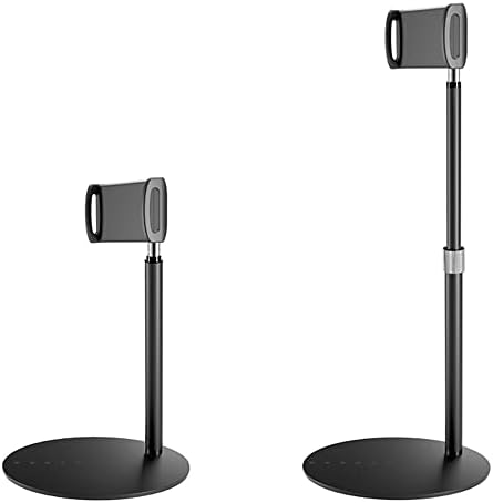 Premium Adjustable Metal Desk Stand for Tablets and Phones – Ergonomic Universal Holder for 4.6 to 13.5 Inch Devices – Boost Productivity and Comfort with Stylish Black Finish – Ideal for Home and Office Environments