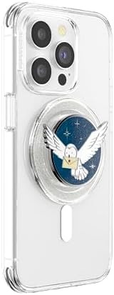 Customizable Enamel Hedwig Mag Safe Pop Socket Grip – Ultimate Magnetic Phone Stand for i Phone – Hands-Free Viewing & Effortless Wireless Charging – Secure Texting, Selfies, and Streaming Companion