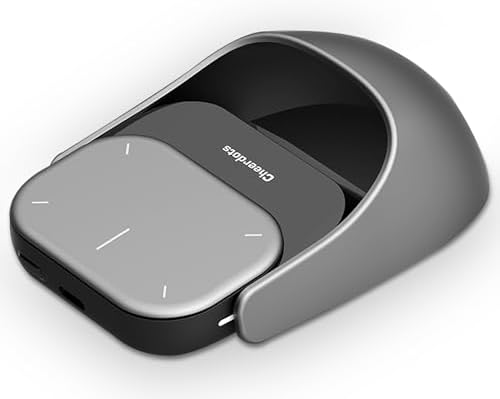 Elevate Your Productivity with the 2025 Ultra-Lightweight 3-in-1 Wireless Mouse & Presentation Clicker – Detachable Design, Advanced Laser Pointer, Compatible with PC/Mac/Laptop (Sleek Silver Finish) for Seamless Navigation and Effortless Presentations.