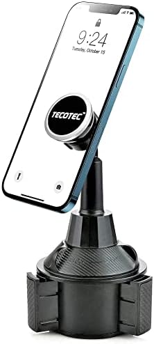 Revolutionary Magnetic Cup Holder Phone Mount – Ultra-Durable N50 Magnet Design for Secure Smartphone Positioning – Effortless Hands-Free Driving Experience with 360-Degree Rotation – Perfect Compatibility with All Cell Phones – Elevate Your Automotive Convenience Today