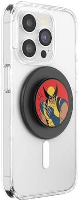 Marvel Captain America Mag Safe Pop Socket Grip – Secure Enamel Phone Holder with Kickstand, Wireless Charging Ready, Lightweight Design for Ultimate Usability and Marvel Fandom Style