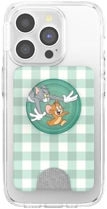 Disney Tom & Jerry Pop Socket Wallet – Whimsical Phone Grip & Expanding Card Holder with Mag Safe Compatibility – Wireless Charging Ready Accessory for Enhanced Everyday Convenience and Style