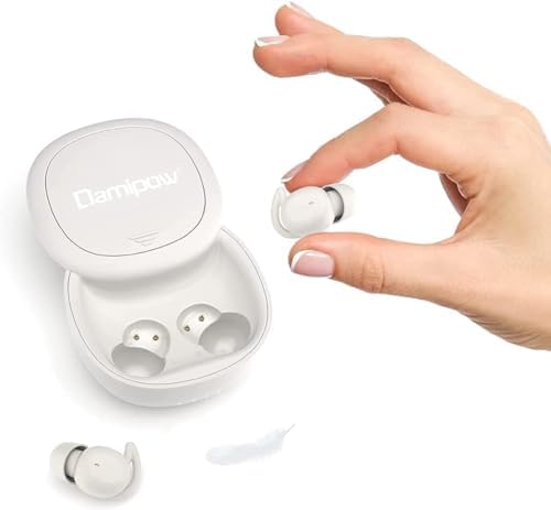 Wireless Bluetooth Sleep Earbuds – Ultimate Comfort for Side Sleepers, Noise-Canceling Design for Peaceful Nights, Discreet In-Ear Fit for Insomnia Relief, Snoring Solutions, and Enhanced Productivity – Seamless Device Compatibility and Quick Pairing