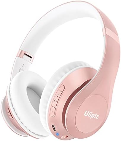 Revolutionize Your Audio Experience with Uliptz Bluetooth 5.3 Over-Ear Headphones – 65-Hour Playtime and Customizable Hi-Fi Sound for Every Mood – Ultra-Lightweight, Travel-Ready Design for Office, Home, and On-the-Go Listening – Immerse in Superior Comfort and Crystal-Clear Calls
