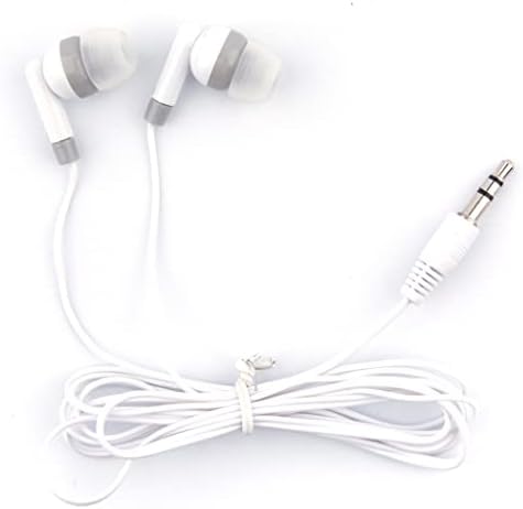 Bulk Pack of 50 Individually Wrapped Earbuds – Premium Classroom Headphones for Schools, Libraries, and Hospitals – Enhanced Compatibility, Lightweight Design, and High-Quality Sound for Focused Listening