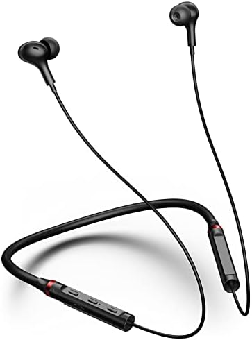 Revolutionary Neckband Bluetooth Earbuds – Superior Hi-Fi Stereo Sound for Active Lifestyles with Unmatched Compatibility for Pixel, Samsung, and i Phone – Lightweight, Sweatproof Design with Rapid Pairing and Extended Battery Life for Ultimate Audio Enjoyment