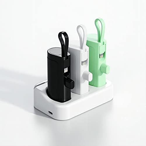 All-in-One 3-in-1 Mini Power Bank Charging Station – Compact, Fast, and Universally Compatible Charger for On-the-Go Power Solutions