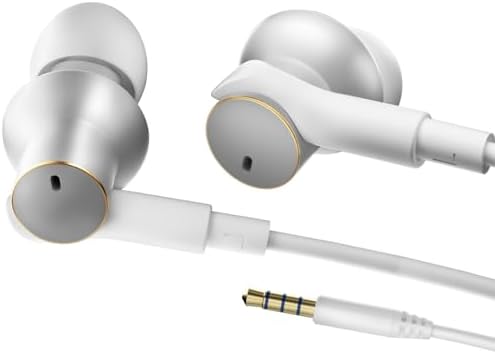 High-Fidelity Wired Earbuds with Four Drive Units – Immersive Noise-Cancelling In-Ear Headphones for Powerful Bass and Crystal Clear Sound – Universal 3.5 mm Jack for Seamless Compatibility – Comfortable Design with Built-in Microphone for Hands-Free Calls – Ideal for Music Lovers and Daily Use
