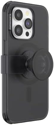 Pop Sockets i Phone 14 Pro Case with Integrated Slidable Grip & Kickstand – Pink Opalescent – Ultimate Wireless Charging Compatibility, 10 ft Drop Protection, and Easy Mag Safe Integration for Enhanced Mobile Experience
