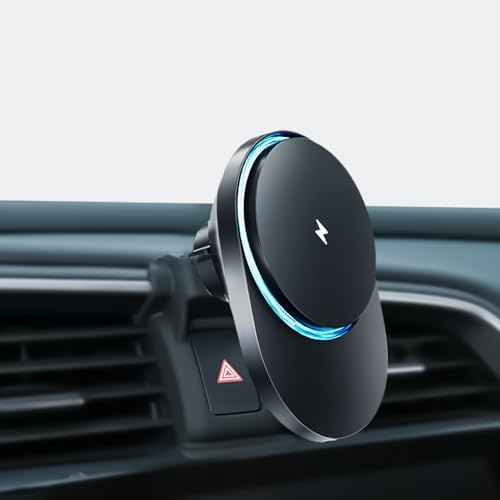 Mag Safe Civic Mount Charger for 2016-2021 Honda Civic – Premium Fast Charging Solution for i Phone 16/15/14/13/12/Mini Series with Intelligent Heat Dissipation – Effortless Installation & Secure Grip for Enhanced Driving Safety and Convenience