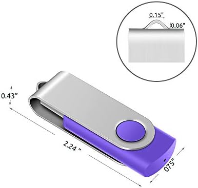 Enfain 10-Pack Red USB Flash Drives 16 GB – High-Speed USB 2.0 Memory Sticks with LED Indicator & 12 Labels for Easy Organization – Reliable & Portable Data Storage Solution for Professionals and Students