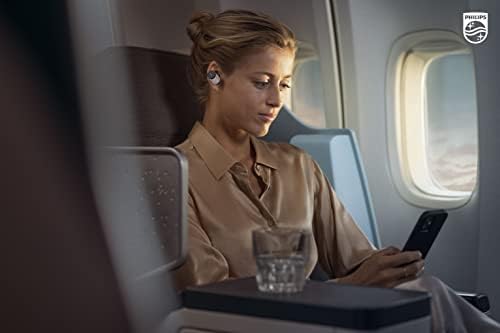 Philips Fidelio T1 True Wireless Earbuds – Audiophile-Grade Sound & Advanced Active Noise Cancelling Pro+ Technology, Bluetooth 5.2 for Seamless Connectivity, Ergonomic Design for All-Day Comfort, Long Battery Life with 25 Hours Playtime, Perfect for Music Lovers and Daily Use
