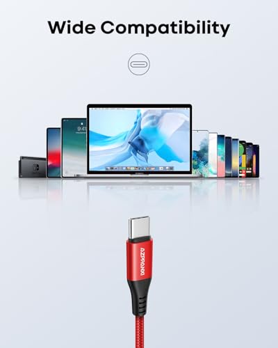 20 FT Extra-Long USB C Charging Cable – High-Speed Nylon Braided Cord for Mac Book, PS5, Nintendo Switch & More – Flexible, Durable, Tangle-Resistant Design for Effortless Connectivity and Rapid Data Transfer