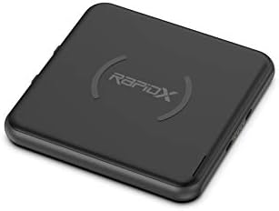 Modula5 Wireless Charging Pod for Smartwatches – RX-MP02 B | Rapid Qi-Enabled Charger for Apple Watch & Multi-Device Compatibility | Sleek, Portable Design with LED Indicators for Effortless Charging Experience