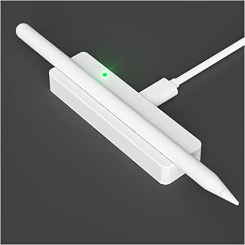 Magnetic Wireless Charging Dock for Apple Pencil 2 nd Generation – Efficient USB-C Charging Stand for i Pad Pencil Gen 2, Compact & Travel-Friendly Design, Fast Power-Up Capability, Streamlined Workspace Solution