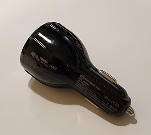 Terra Wireless 30 W Quick Charge Car Charger Adapter – Universal Compatibility for Samsung, i Phone, Google Pixel, and More – Fast Charging Solution with Safety Features for On-the-Go Power Delivery – Compact and Durable Design for Hassle-Free Use in Any Vehicle