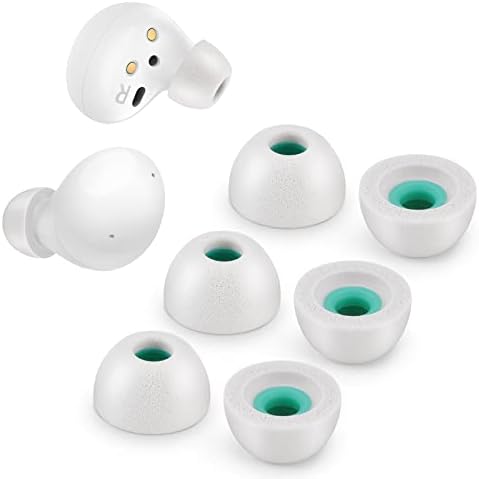 Upgrade Your Audio Experience with Memory Foam Ear Tips for Samsung Galaxy Buds 2/Plus & Beats Studio Buds – Anti-Slip, Comfortable Replacement, Fits Charging Case – 3 Pairs (Large, Black) for Unmatched Comfort and Sound Quality