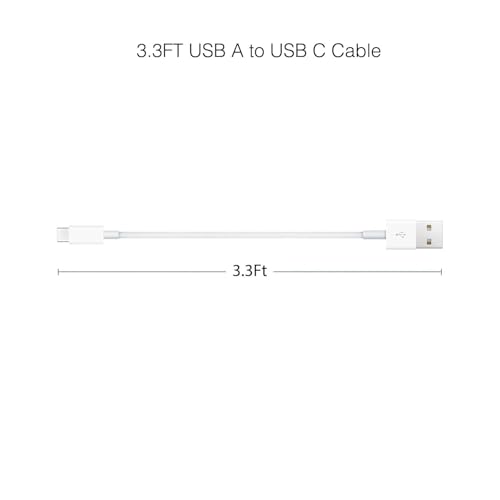 Supercharge Your Drive with 10 FT USB A to C Car Play Charging Cables – 2 Pack for Seamless i Phone 15/16 and i Pad Compatibility, Fast Data Transfer & Durable Design for Uninterrupted Connectivity