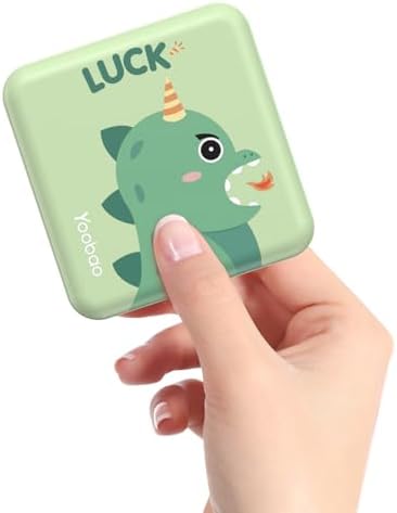 Yoobao 10,000 m Ah Cute Cake Portable Charger – PD 20 W USB-C Power Bank for Fast Charging i Phone 14/13, i Pad, Android & Samsung – Stylish Mini Battery Pack for Girls & Kids Travel – Ultimate Compatibility & Performance