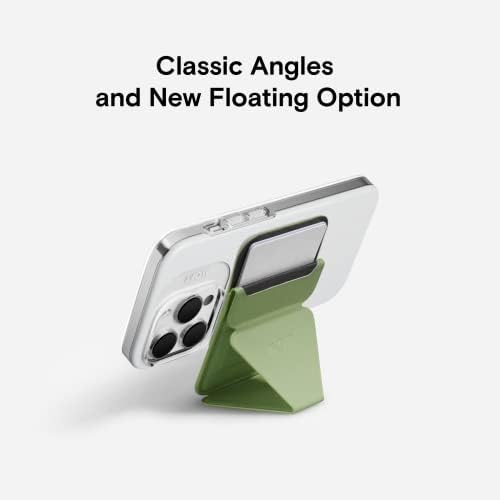 MOFT MagSafe Wallet for iPhone 15/14/13/12 Series, Strong Magnetic Phone Card Holder Fit 2 Cards & 3 Viewing Angles & Stain-Resistant Vegan Leather Phone Stand, Maple – Enhanced Compatibility and Speed