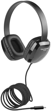 Transform Your Listening with Cyber Acoustics ACM-6005 C USB Over-Ear Headphones – Perfect for Home, Office, and Classroom Use – Enjoy Effortless Plug-and-Play Setup, Ultimate Comfort, and Noise-Canceling Clarity for Enhanced Communication and Focused Audio Experiences