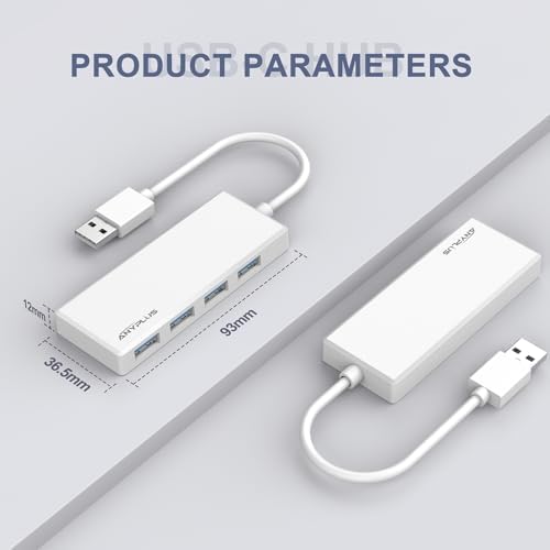 Unlock Seamless Device Connectivity with Our Compact 2 ft USB 3.0 Hub & Multiport Splitter – High-Speed Adapter for Laptops, PCs, i Macs & More – Effortlessly Connect Multiple Devices for Enhanced Productivity on the Go!