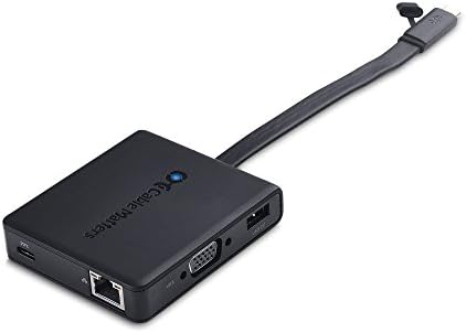 High-Performance Cable Matters USB C Hub with HDMI, Display Port & VGA – Multiport Adapter for Seamless Connectivity | Fast Ethernet & 60 W Charging | Compatible with Thunderbolt 3, USB4, Mac Book Pro, Dell XPS & More – Enhance Your Workspace Today!