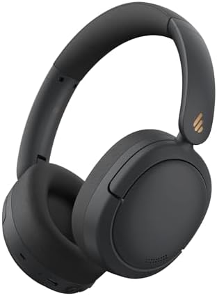 Edifier W800 BT Pro Wireless Over-Ear Headphones – Premium Hi-Res Audio with Advanced Hybrid Active Noise Cancellation, AI-Driven Call Clarity, 45-Hour Battery Life, Quick Charge Capability, and Compact Foldable Design – Enhanced Bluetooth 5.4 Connectivity for Superior Sound Experience in Elegant Classic Black