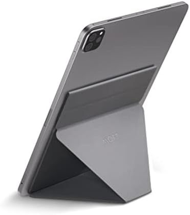 Revolutionize Your Tablet Experience with the MOFT Invisible Adhesive Slim Stand – Adjustable Support for Tablets Up to 12.9” in Space Gray – Perfect Blend of Portability, Style, and Functionality for Seamless On-the-Go Use