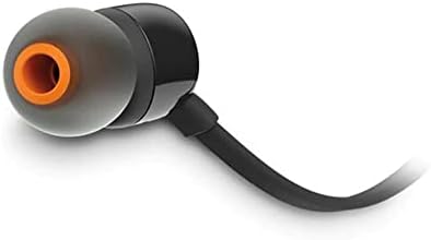 JBL TUNE 110 In-Ear Headphones – Pure Bass Sound with Tangle-Free Design and One-Button Control – Perfect for Music Lovers on the Go – Lightweight Comfort for Daily Use and Extended Listening Sessions – Compatible with Multiple Devices – Ideal for Commutes, Workouts, and Relaxation
