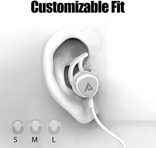 High-Performance Lightning Earbuds with Magnetic Design – MFi Certified Sports Headphones for i Phone 14/13/12/11/Pro Max/Xr/Xs Max/X – Noise-Isolating In-Ear Earphones with Built-in Microphone for Ultimate Workout Experience – Secure Fit and Premium Sound Quality