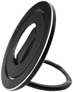 Mag Safe-Compatible Magnetic Phone Ring Stand – 360° Adjustable Kickstand for i Phone 16/15/14/13, Galaxy S25 – Sleek Black Design for Enhanced Grip and Hands-Free Convenience – Durable Metal Construction for Ultimate Stability and Style