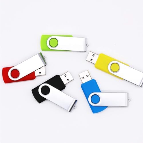 Maximize Your Data Storage with the 10-Pack 8 GB USB Flash Drives – Swivel Design for Easy Access and Enhanced Compatibility, Ideal for Personal and Professional Use, Fast USB 2.0 Transfer Speeds, Perfect for Backups and File Sharing
