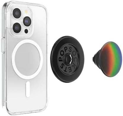 Eco-Conscious Pop Socket Phone Grip with Expanding Kickstand – Versatile Adhesive Holder for Enhanced Stability, Mag-Safe Compatible for Effortless Wireless Charging and Hands-Free Media Viewing