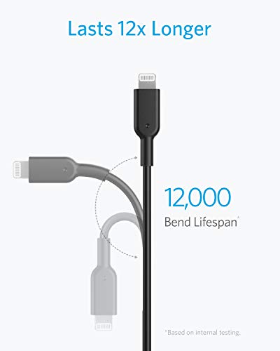 Anker 6 ft USB C to Lightning Cable – MFi Certified Fast Charging Cable for i Phone 13 Pro, 12 Pro Max & Air Pods Pro – Durable Design with Power Delivery Support – Tangle-Free Connectivity for Effortless Use