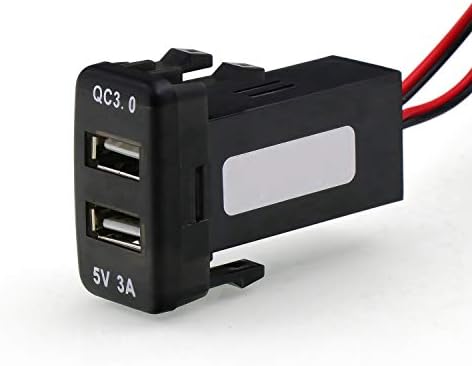 Experience Unmatched Charging Efficiency with the QC3.0 Dual USB Car Charger Adapter for Toyota VIGO – Lightning-Fast Quick Charge Power Socket for Smartphones and GPS Devices – Ultimate Automotive Power Solution with Robust Safety Features and Elegant Design